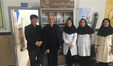 یک ساعت مانده به تحویل سال نو : بازدید معاون بهداشتی از مراکز خدمات جامع سلامت فعال نوروزی 