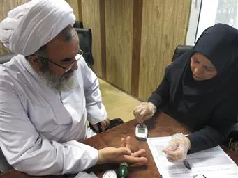  به مناسبت هفته سلامت : غربالگری بیماریهای غیرواگیر جهت ارزیابی خطر بیماری ها از روسای ادارات شهرستان مراغه در ستاد مرکزی دانشکده