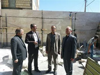 بازدید رئیس دانشکده از طرحهای عمرانی حوزه معاونت بهداشت 