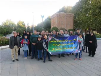 برگزاری پیاده روی صبحگاهی به مناسبت هفته سلامت زنان
