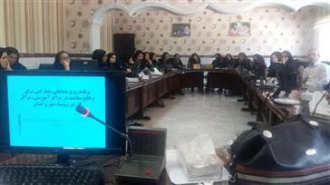 برگزاری کارگاه آموزشی تدوین برنامه عملیاتی ، مشارکتی وارتقای سلامت در محل کار برای کلیه بهورزان وناظرین خانه های بهداشت 