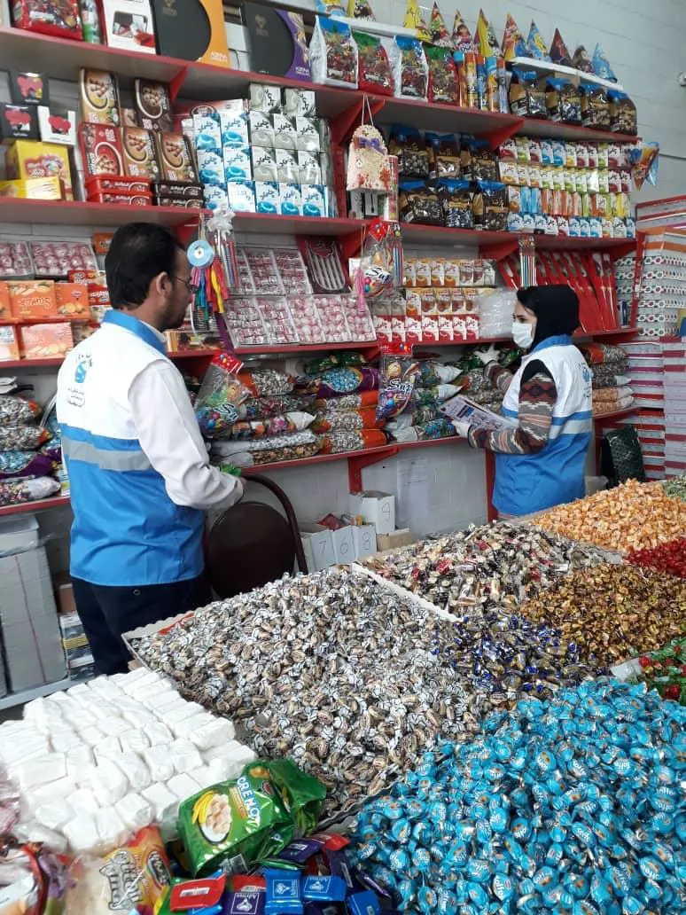 550کیلوگرم مواد غذایی فاسد و تاریخ گذشته را ضبط و امحا نمودند 
