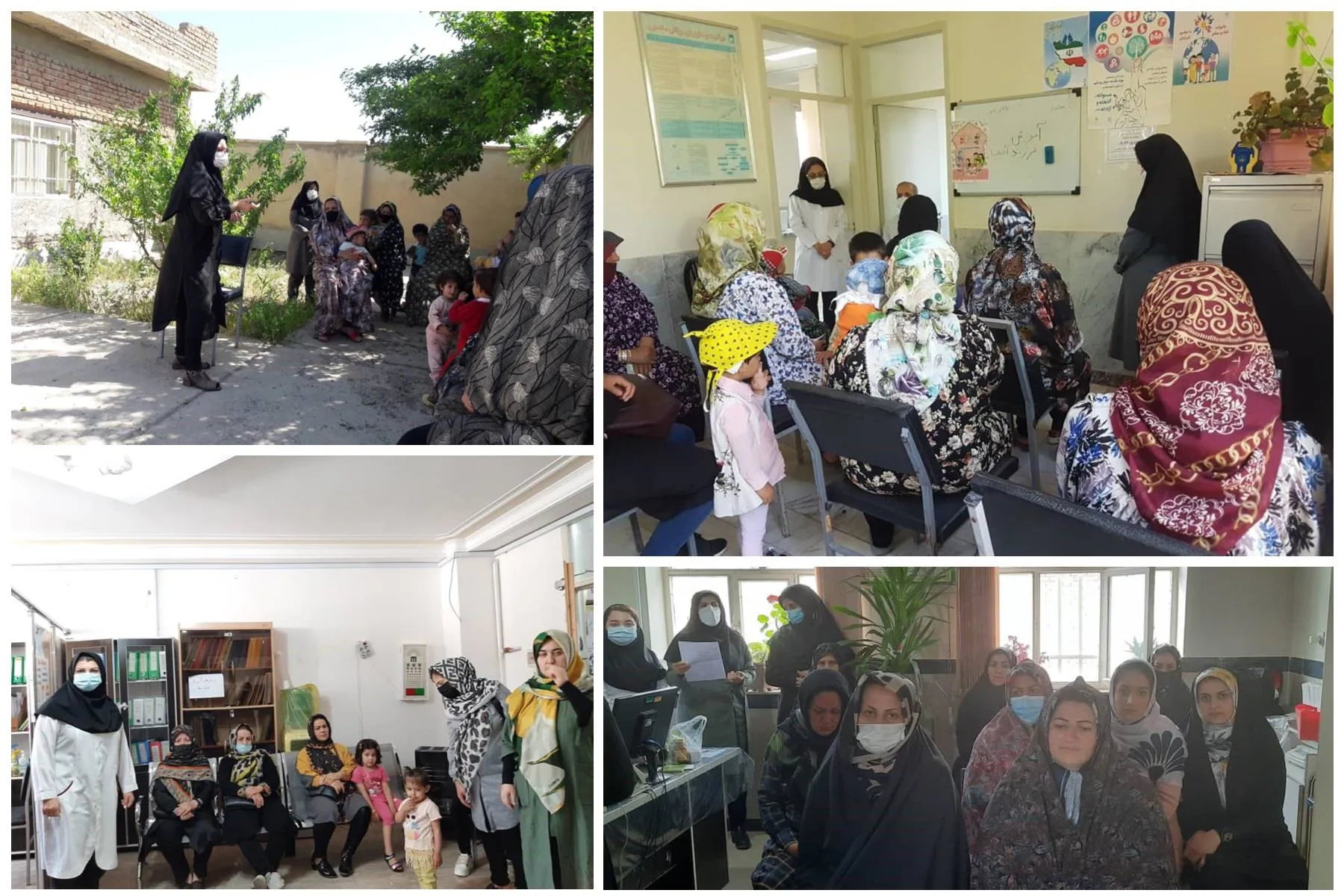 برگزاری جلسات آموزشی و بارگزاری پیام های آموزشی در کانال های مجازی سفیران سلامت  در مراکز خدمات جامع سلامت شهری و خانه های بهداشت در سه ماهه اول سال1401 