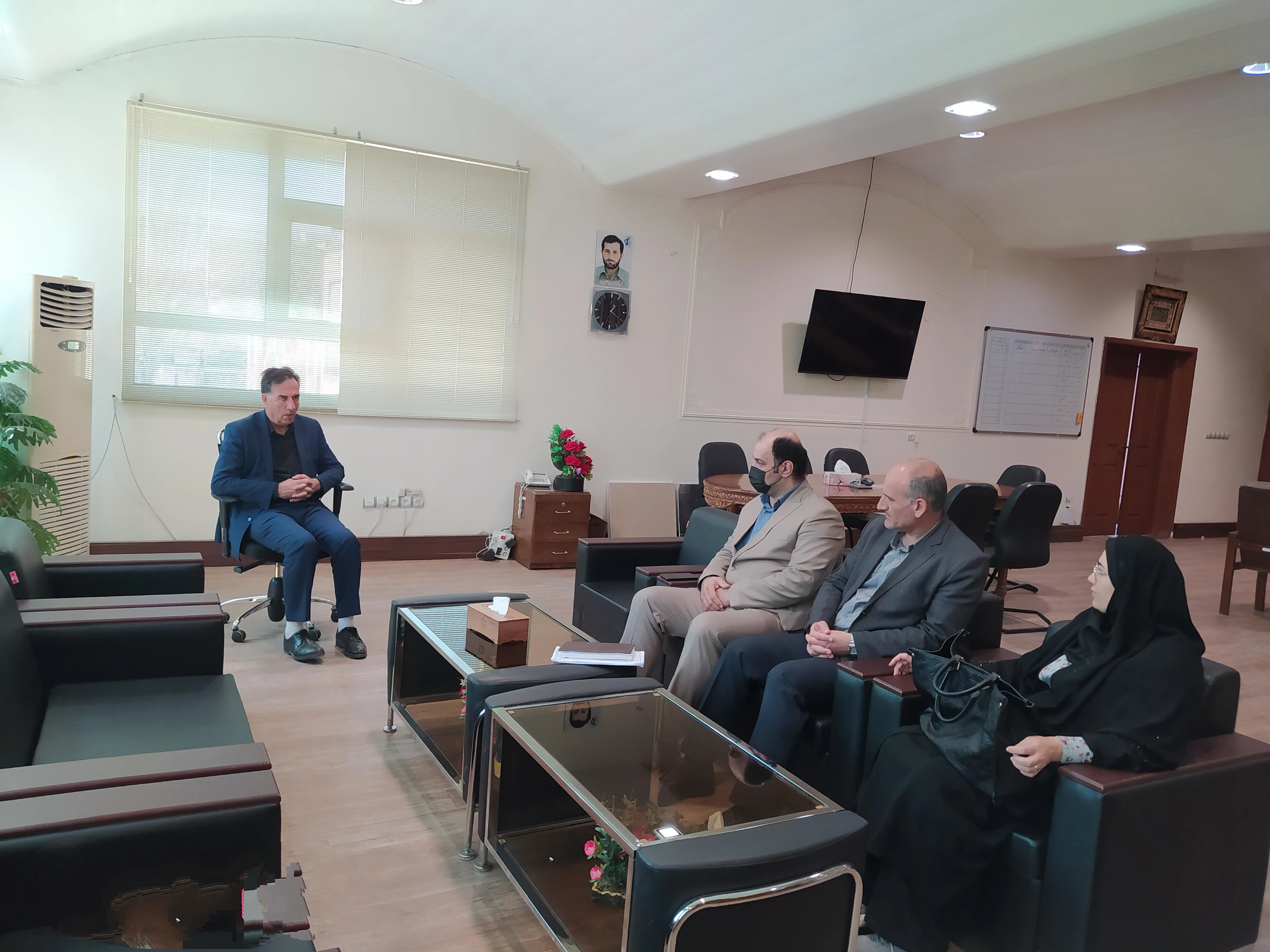  جلسه ی معاون بهداشتی  با شهردار شهرستان مراغه برگزار شد