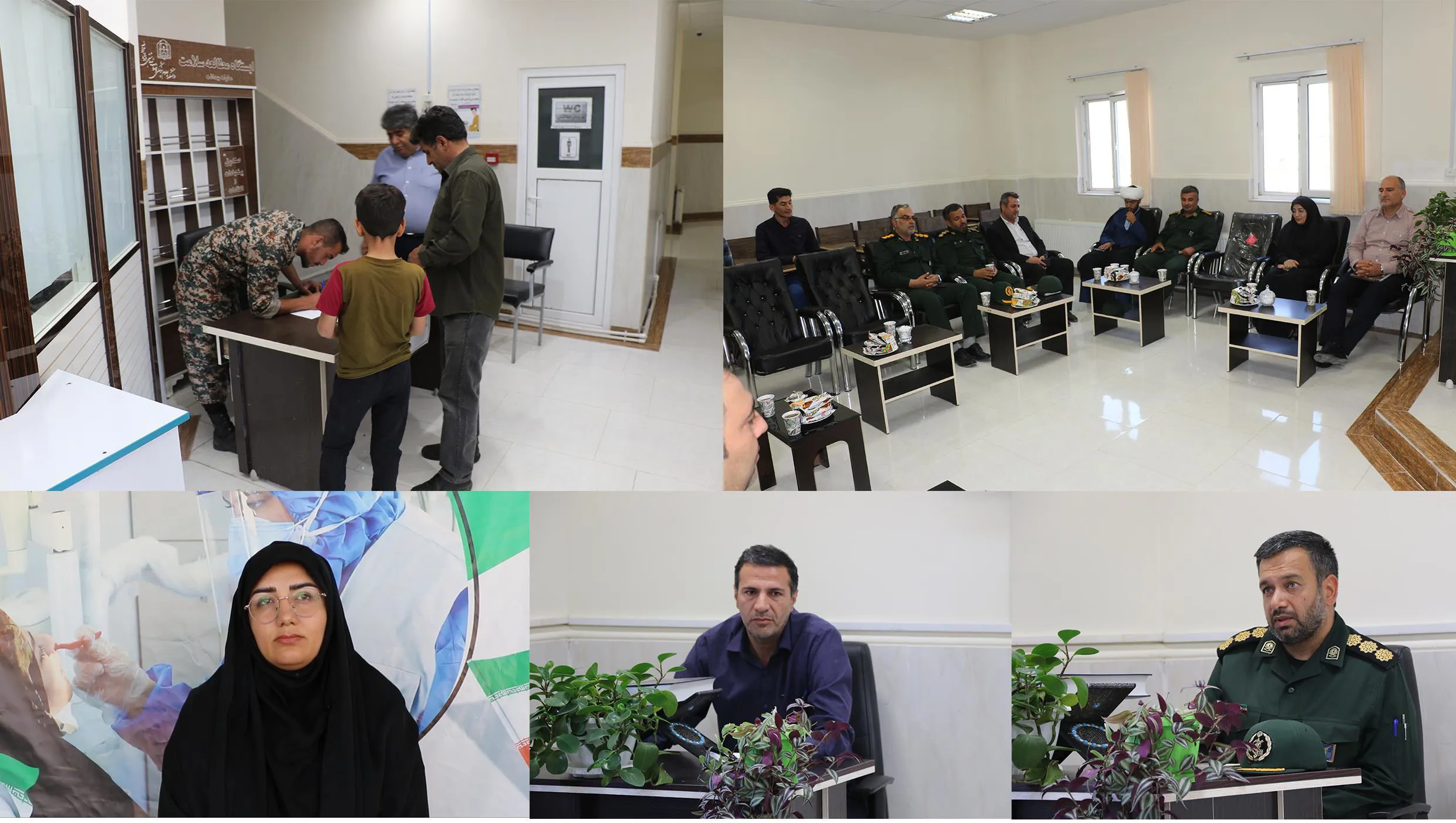  ارائه بیش از ۲۰۰ خدمت پزشکی رایگان در کلینیک صحرایی بخش خراجو
