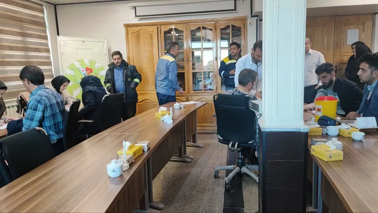  پویش ملی غربالگری دیابت و فشار خون بالا به ایستگاه شرکت گاز مراغه  رسید